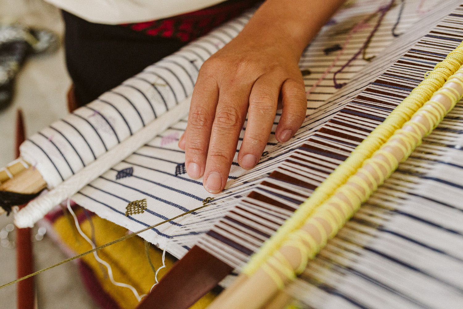 THE CARMEN DRESS, OFF-WHITE – Sample