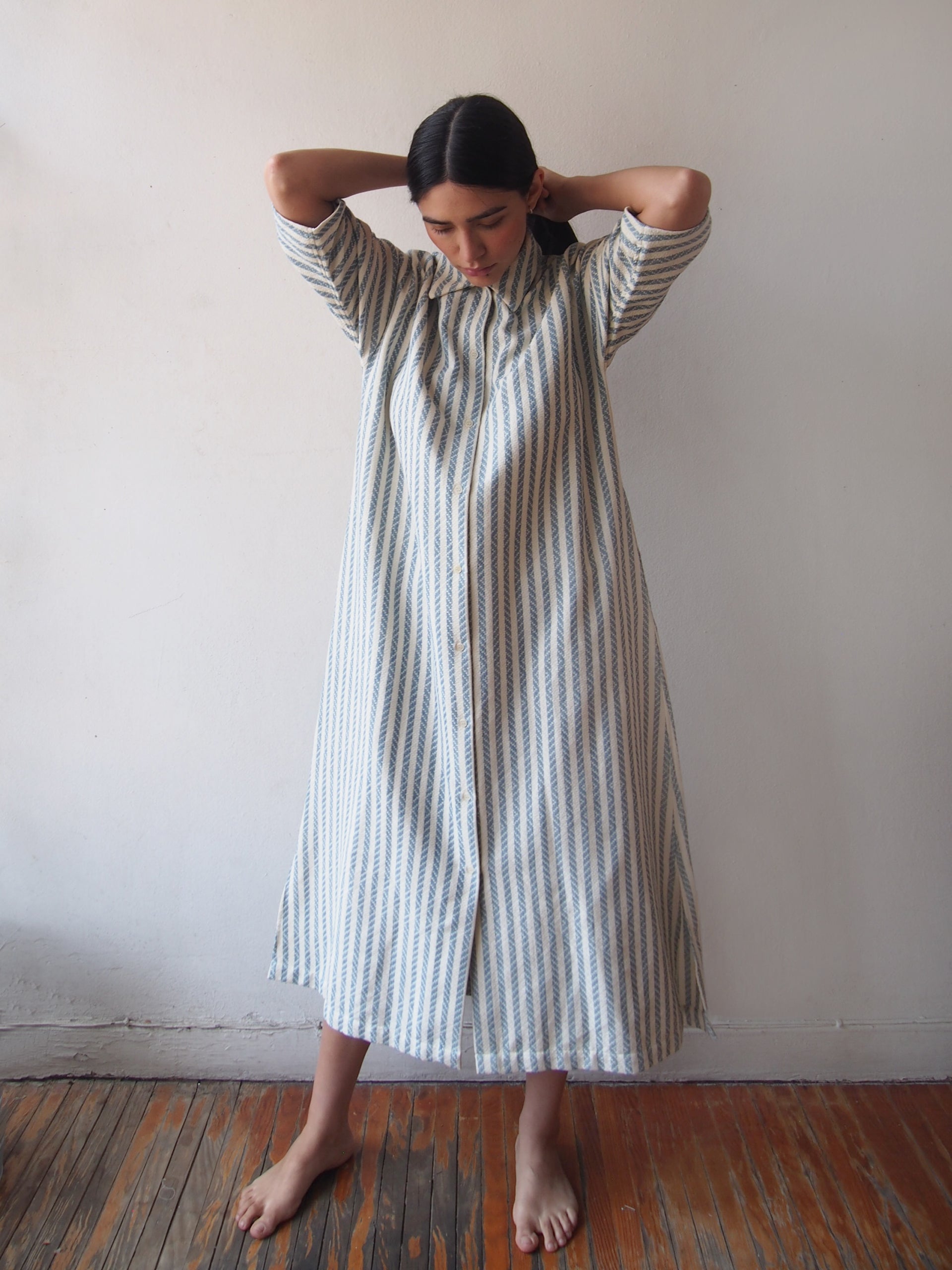 THE ZINA DRESS, INDIGO – Sample