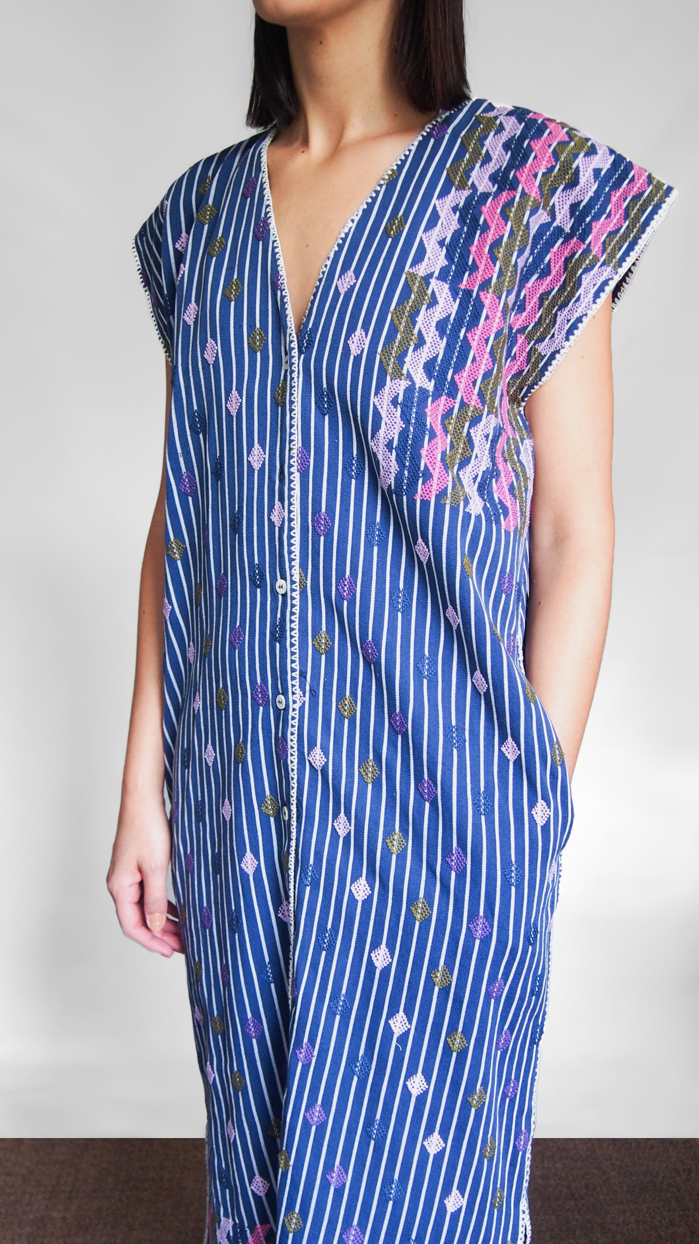 THE MAGDALENA DRESS, ROYAL BLUE – Sample