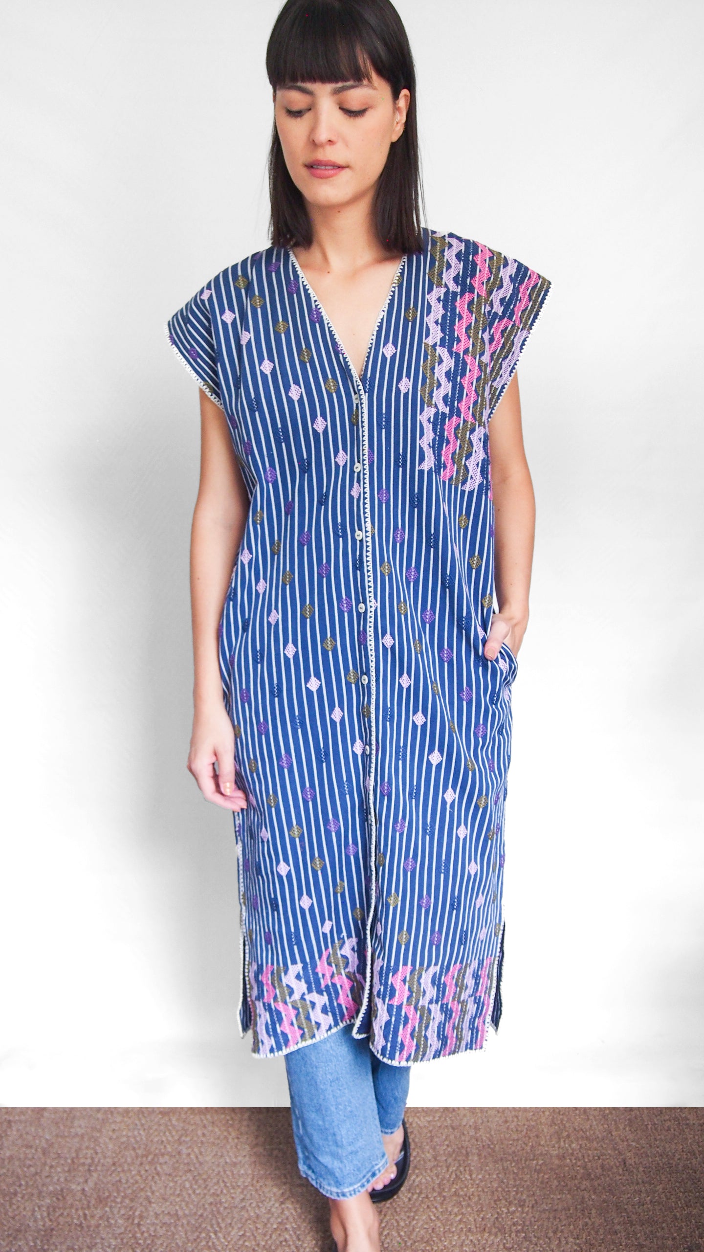 THE MAGDALENA DRESS, ROYAL BLUE – Sample