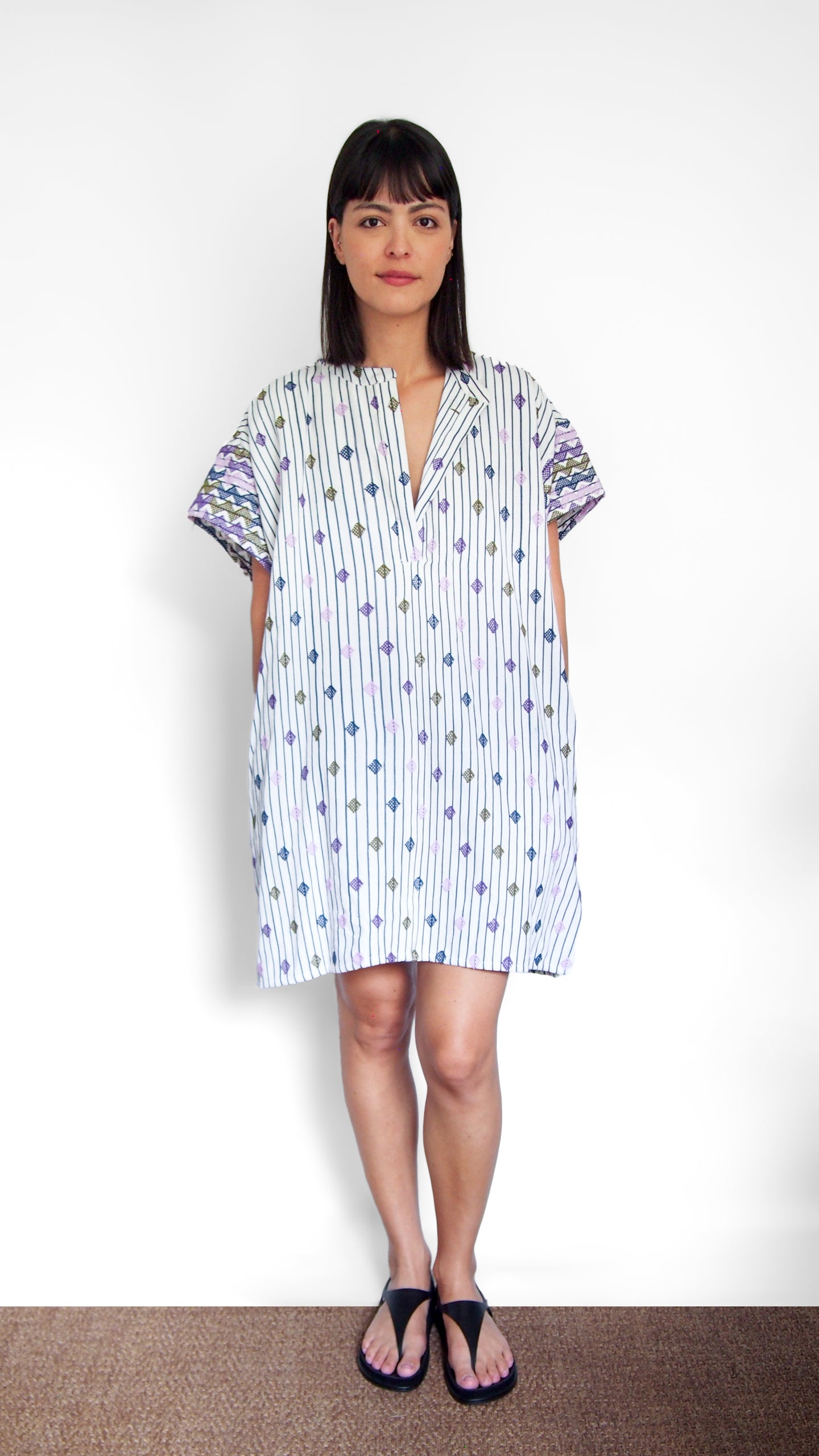 THE CARMEN DRESS, OFF-WHITE – Sample