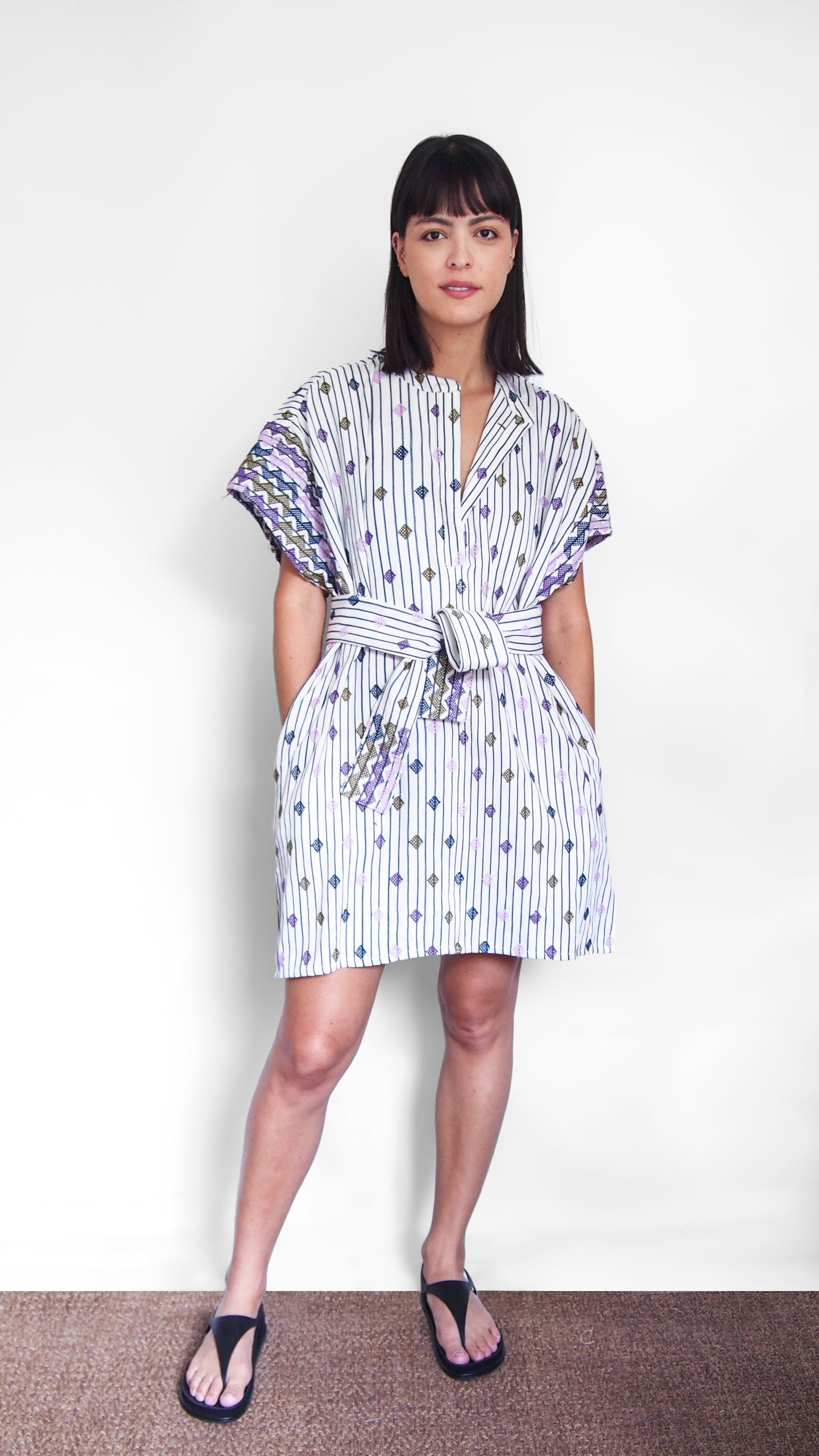 THE CARMEN DRESS, OFF-WHITE – Sample