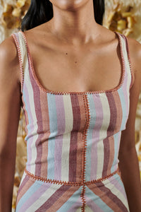 The Patricia Dress - Merida Stripe