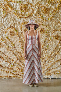 The Patricia Dress - Merida Stripe
