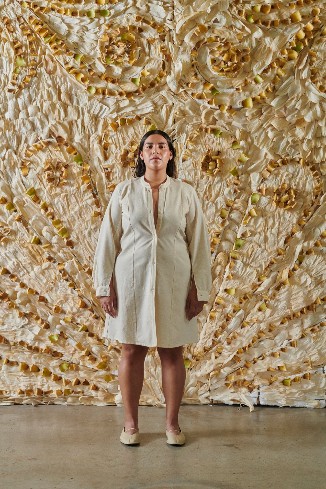 THE CELIA DRESS, ECRU – Sample